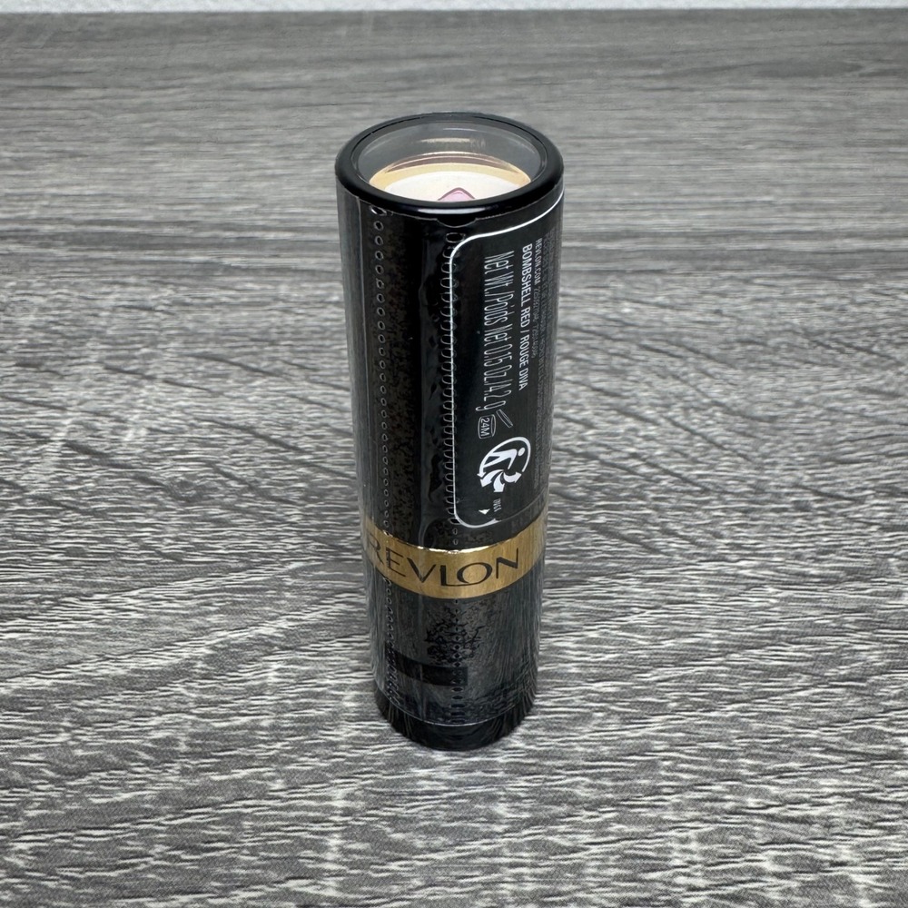 Revlon Super Lustrous Lipstick 046 Bombshell Red Creme 0.15 oz New Sealed - Picture 3 of 4